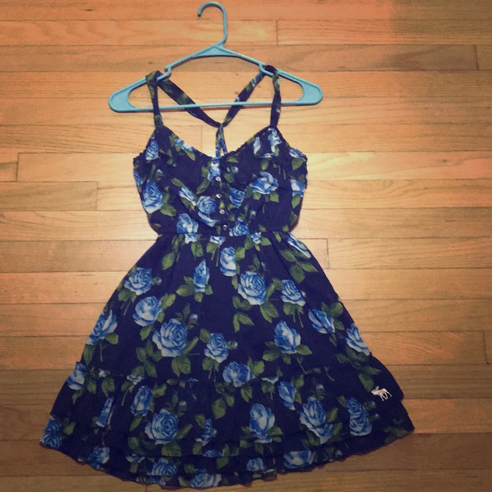 Abercrombie Kids Blue Floral Dress